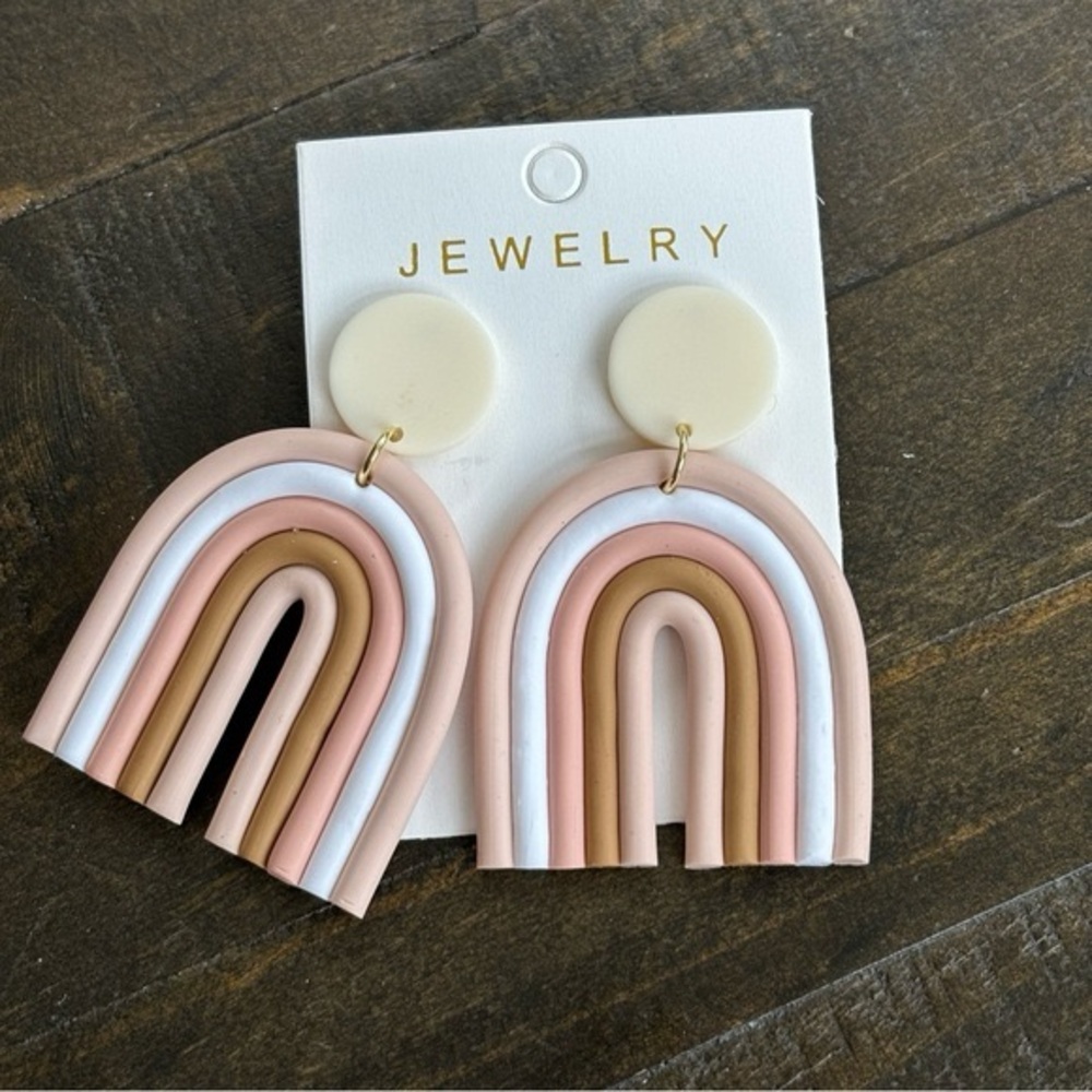 New Large polymer clay earrings